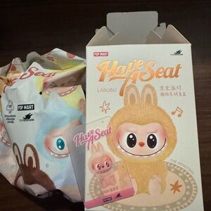 Authentic Pop Mart Labubu 'Have A Seat' Collectible DADA